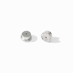 Wave Circle Stud Silver Earrings - ER993S00-Julie Vos-Renee Taylor Gallery