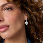 Canterbury Hoop & Charm Silver Earring - ER890S00-Julie Vos-Renee Taylor Gallery