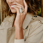 Sunrise Ring - Silver Plated - R0073 MET02-CXC-Renee Taylor Gallery