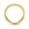 14K Yellow Gold 6mm - Men's Wedding Band in Sandblast Finish - MBH0174-60Y4JJJ-Gabriel & Co.-Renee Taylor Gallery