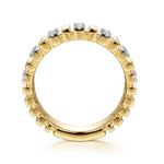 14K Yellow Gold U setting Diamond Anniversary Band Contemporary Collection (Devoted) - AN16939Y44JJ-Gabriel & Co.-Renee Taylor Gallery