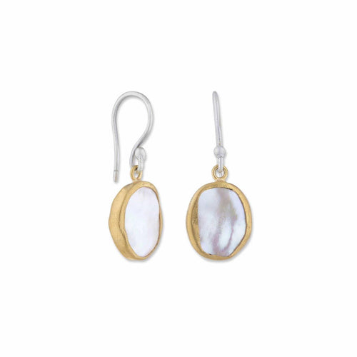 Karin Keshi Pearl Earrings by Lika Behar