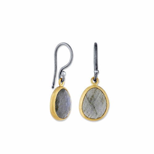Karin Earrings with Labradorite by Lika Behar