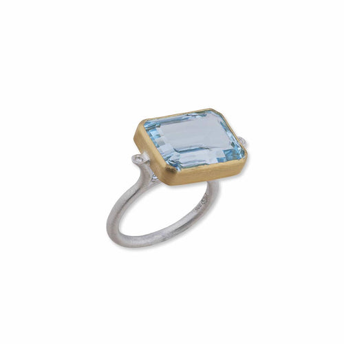 Knightsbridge Ring with Topaz & Diamond by Lika Behar