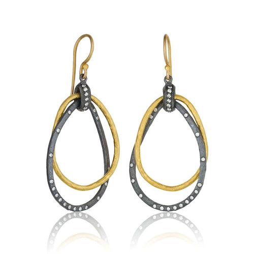Kelly Earrings with Diamond by Lika Behar