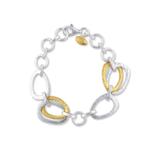 Keller Fused Gold Silver Bracelet by Lika Behar