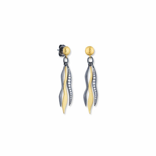 Keller Earrings with Diamond by Lika Behar
