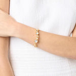 Kaleidoscope Bahamian Blue Hinge Bangle - BG315GBB00-Julie Vos-Renee Taylor Gallery
