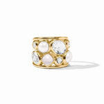 Kaleidoscope Statement Ring-Iridescent Clear Crystal - R232GIRC-Julie Vos-Renee Taylor Gallery