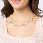 Kaleidoscope Tennis Multi Stone Necklace - N551GML00-Julie Vos-Renee Taylor Gallery