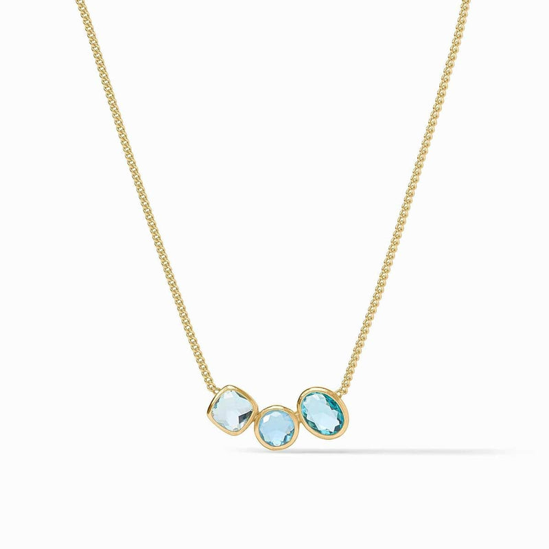 Kaleidoscope Delicate Bahamian Blue Necklace - N529GBB00-Julie Vos-Renee Taylor Gallery