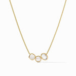 Kaleidoscope Delicate Iridescent Clear Crystal Necklace - N529GIRC00-Julie Vos-Renee Taylor Gallery