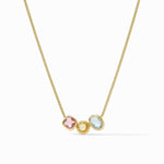 Kaleidoscope Delicate Multi Stone Necklace - N529GML00-Julie Vos-Renee Taylor Gallery