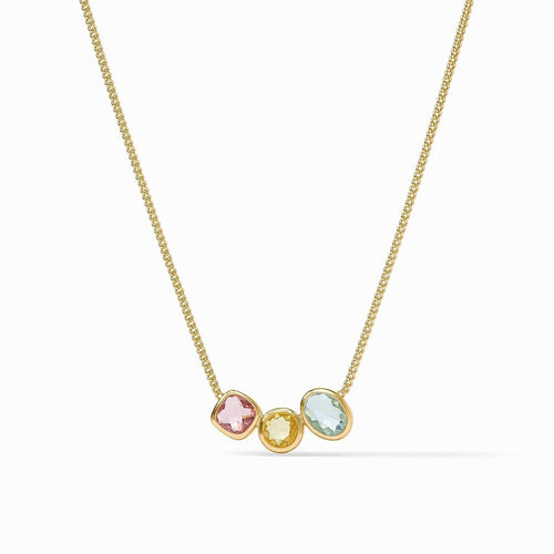 Kaleidoscope Delicate Multi Stone Necklace - N529GML00-Julie Vos-Renee Taylor Gallery