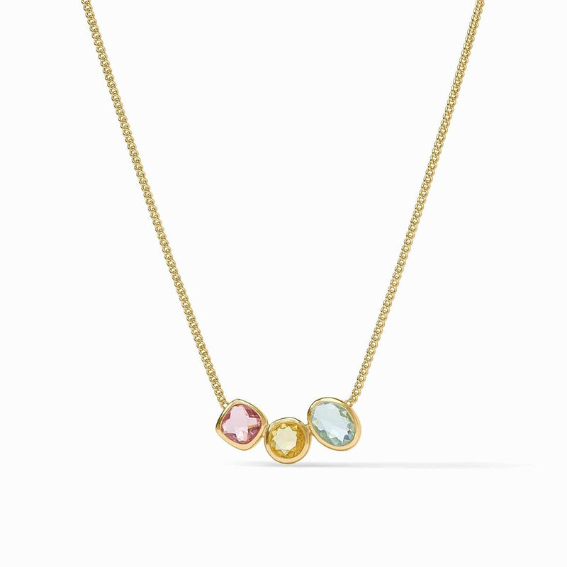 Kaleidoscope Delicate Multi Stone Necklace - N529GML00-Julie Vos-Renee Taylor Gallery