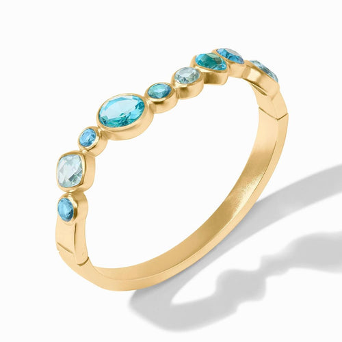 Kaleidoscope Multi Stone Hinge Bangle - BG315GML00-Julie Vos-Renee Taylor Gallery