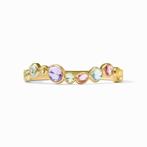 Kaleidoscope Multi Stone Hinge Bangle - BG315GML00-Julie Vos-Renee Taylor Gallery