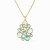 Kaleidoscope Bahamian Blue Statement Pendant - P208GBB00-Julie Vos-Renee Taylor Gallery