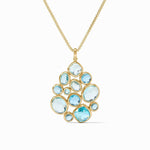 Kaleidoscope Bahamian Blue Statement Pendant - P208GBB00-Julie Vos-Renee Taylor Gallery