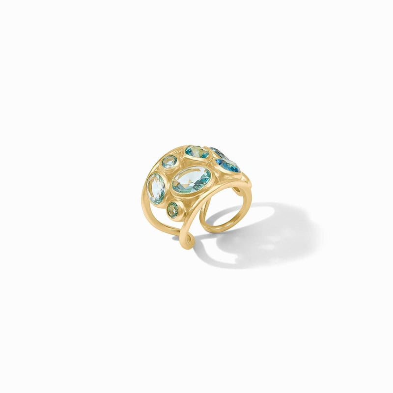 Kaleidoscope Multi Stone Statement Ring - R232GML-Julie Vos-Renee Taylor Gallery