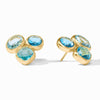 Kaleidoscope Statement Stud Earrings-Bahamian Blue - ER980GBB00-Julie Vos-Renee Taylor Gallery