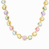 Kaleidoscope Tennis Multi Stone Necklace - N551GML00-Julie Vos-Renee Taylor Gallery