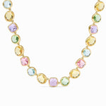 Kaleidoscope Tennis Multi Stone Necklace - N551GML00-Julie Vos-Renee Taylor Gallery