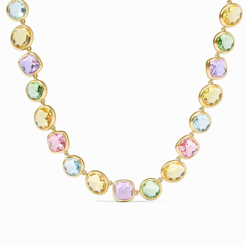 Kaleidoscope Tennis Multi Stone Necklace - N551GML00-Julie Vos-Renee Taylor Gallery