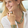 Kaleidoscope Earring Jacket-Bahamian Blue - ER983GBB00-Julie Vos-Renee Taylor Gallery