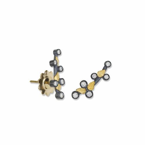 Laurier Ear Cuffs with Diamond by Lika Behar