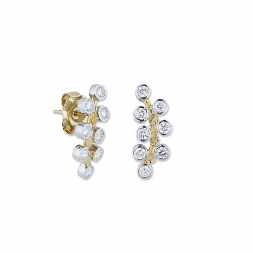 Laurier Ear Cuffs with Diamond by Lika Behar