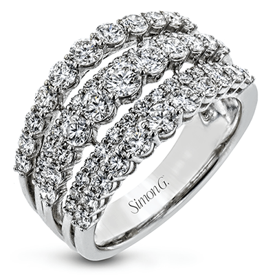 18K White Gold & Diamond Right Hand Ring - LR2622-Simon G.-Renee Taylor Gallery