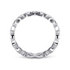 14K White Gold Geometric Diamond Stackable Ring - LR4379W45JJ-Gabriel & Co.-Renee Taylor Gallery