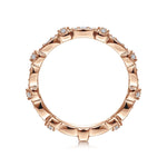 14K Rose Gold Geometric Stackable Diamond Ring - LR4579K45JJ-Gabriel & Co.-Renee Taylor Gallery