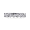 14K White Gold Scalloped Marquise Stackable Diamond Ring - LR4652W45JJ-Gabriel & Co.-Renee Taylor Gallery
