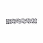 14K White Gold Scalloped Marquise Stackable Diamond Ring - LR4652W45JJ-Gabriel & Co.-Renee Taylor Gallery