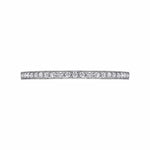 14K White Gold Hand Carved Stackable Diamond Ring - LR4793W45JJ-Gabriel & Co.-Renee Taylor Gallery