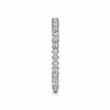 14K White Gold Scalloped Stackable Diamond Band - LR4801W45JJ-Gabriel & Co.-Renee Taylor Gallery