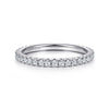14K White Gold Stackable Diamond Ring - LR50992W45JJ-Gabriel & Co.-Renee Taylor Gallery
