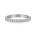 14K White Gold Stackable Diamond Ring - LR50992W45JJ-Gabriel & Co.-Renee Taylor Gallery
