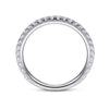 14K White Gold Stackable Diamond Ring - LR50992W45JJ-Gabriel & Co.-Renee Taylor Gallery
