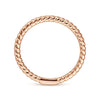 14K Rose Gold Twisted Rope Stackable Ring - LR51173K4JJJ-Gabriel & Co.-Renee Taylor Gallery