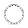 14K White Gold Round Pavé Diamond Band - LR51483W44JJ-Gabriel & Co.-Renee Taylor Gallery