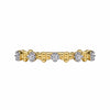 14K Yellow Gold Diamond and Bujukan Station Ring - LR52161Y45JJ-Gabriel & Co.-Renee Taylor Gallery