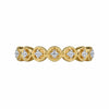 14K Yellow Gold Floating Diamond Station Ring - LR52170Y45JJ-Gabriel & Co.-Renee Taylor Gallery