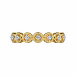 14K Yellow Gold Floating Diamond Station Ring - LR52170Y45JJ-Gabriel & Co.-Renee Taylor Gallery