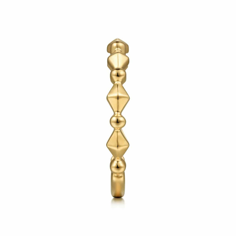 14K Yellow Gold Geometric Station Ring - LR52171Y4JJJ-Gabriel & Co.-Renee Taylor Gallery