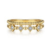 14K Yellow Gold Bujukan Stackable Diamond Ring - LR52233Y45JJ-Gabriel & Co.-Renee Taylor Gallery