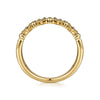 14K Yellow Gold Bujukan Stackable Diamond Ring - LR52233Y45JJ-Gabriel & Co.-Renee Taylor Gallery