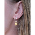 Lotus Ear Charms with Diamond by Lika Behar